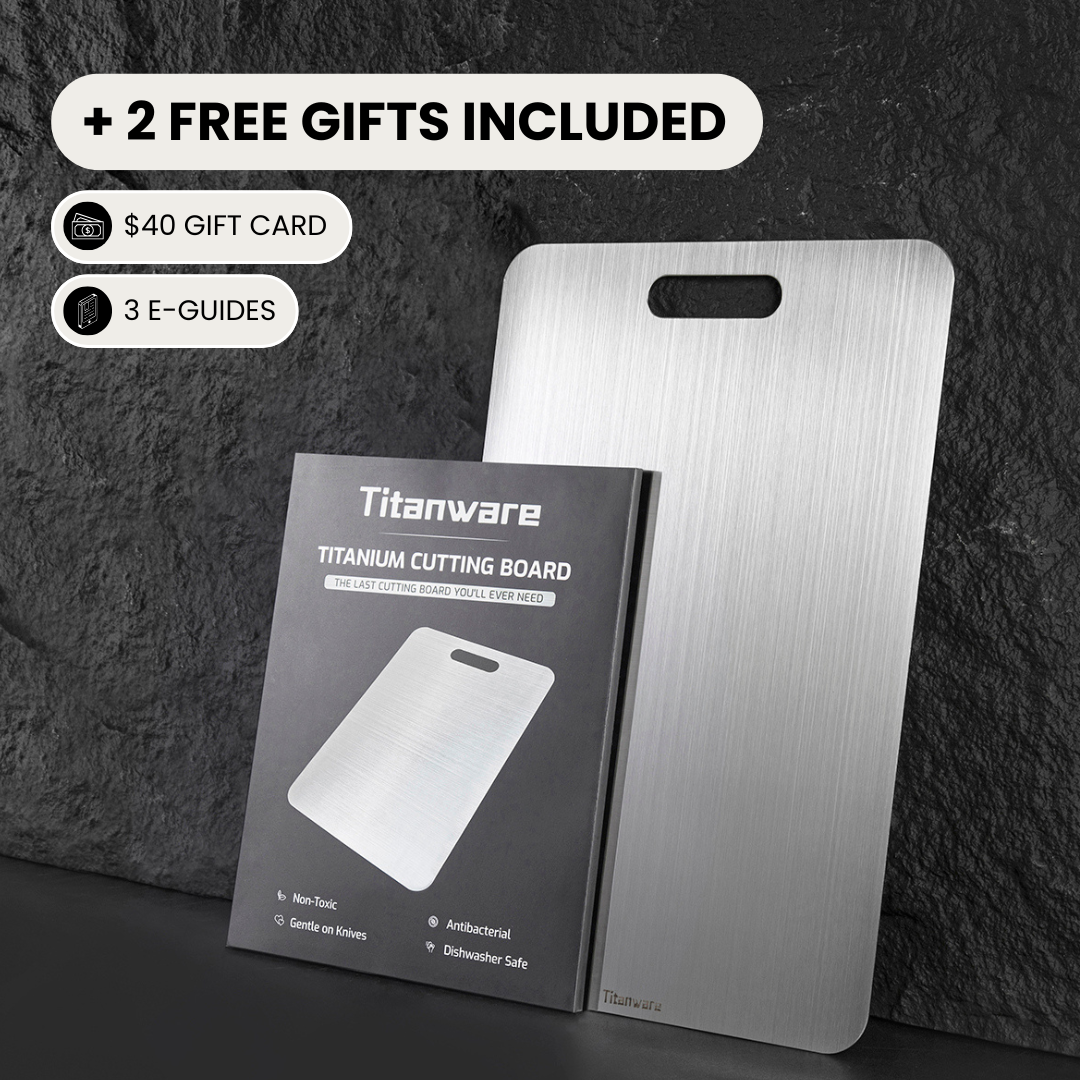 Titanware™ 100% Pure Titanium Cutting Board