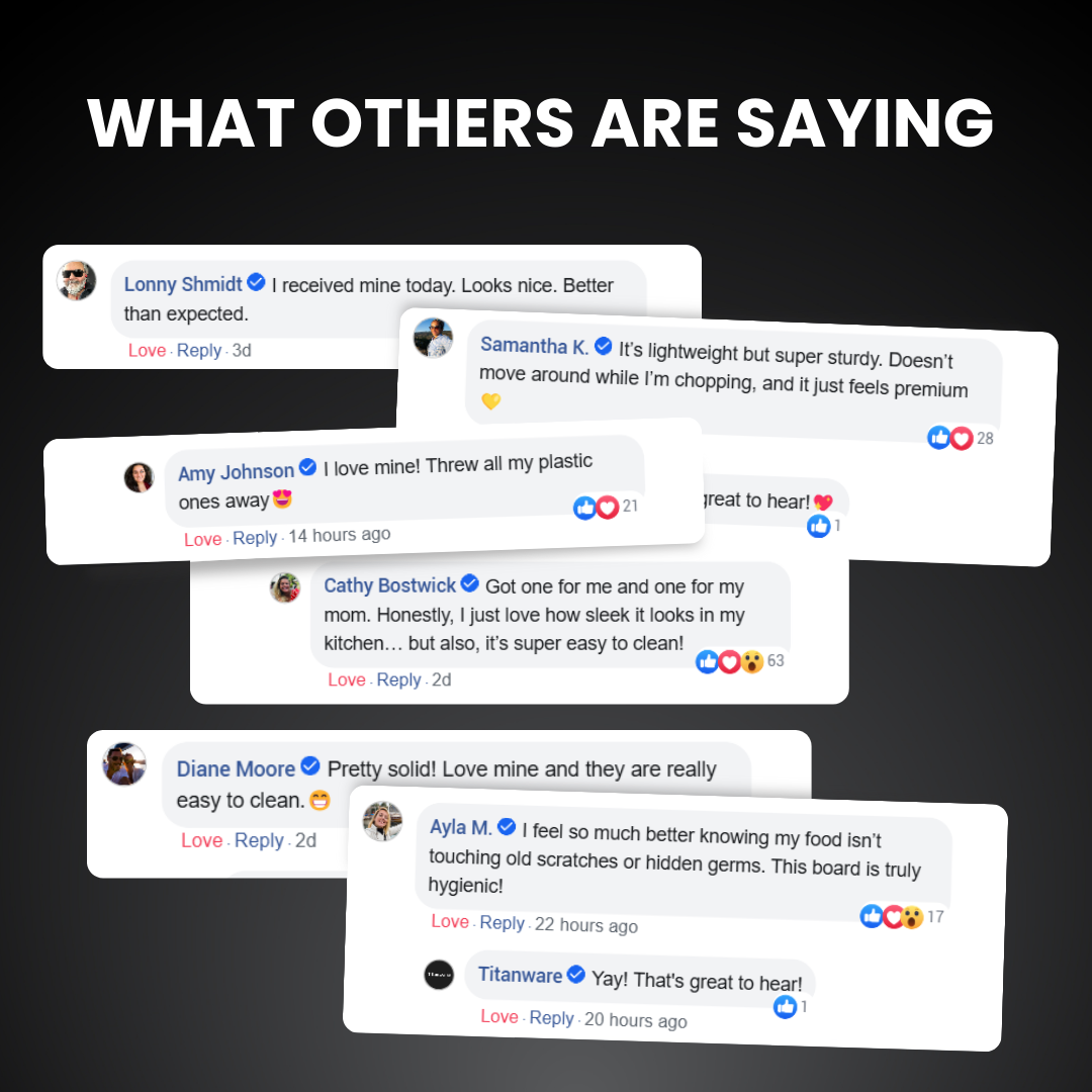 Titanware™ 100% Pure Titanium Cutting Board